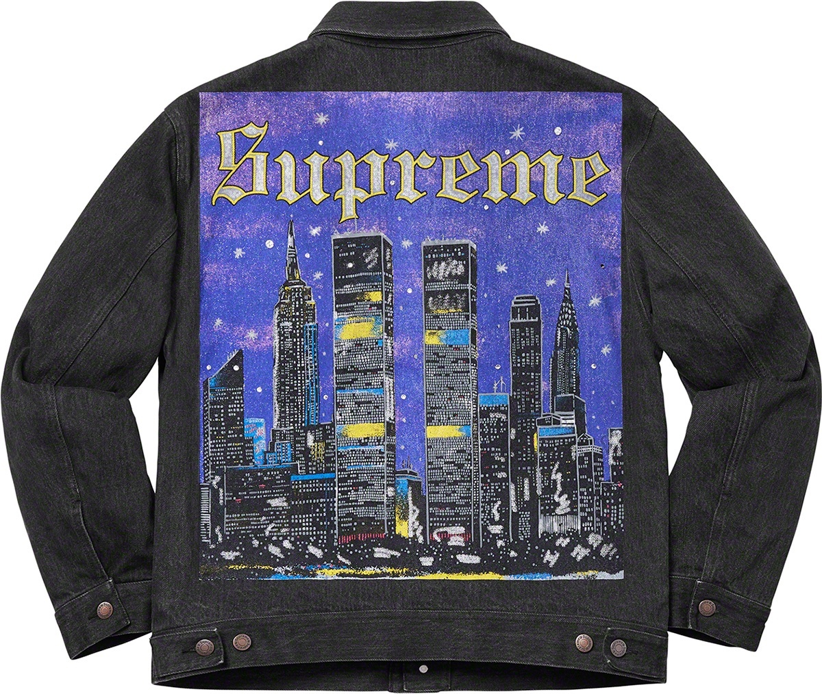 New York Painted Trucker Jacket view 5
